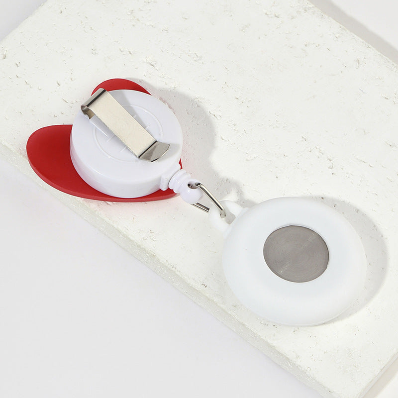 Red Heart Nurse Soft Silicone Pocket Watch for Students