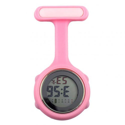 Silent Electronic Luminous Nurse Pocket Watch in Silicone