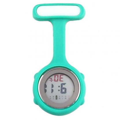 Silent Electronic Luminous Nurse Pocket Watch in Silicone