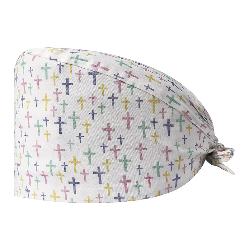 Cute Cotton Nurse Hat with Fun Prints
