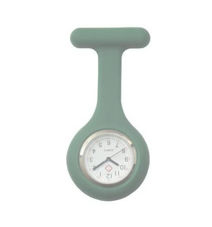 Silicone Nurse Watch with Plastic Pin and Case