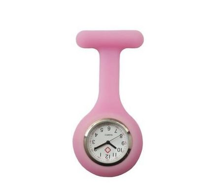 Silicone Nurse Watch with Plastic Pin and Case